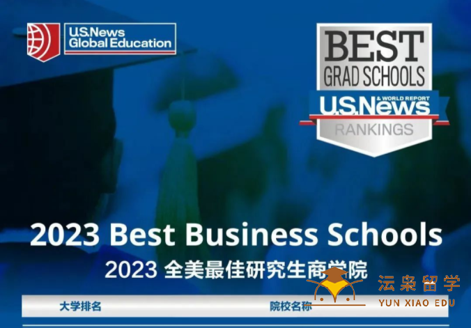 2023年U.S. News全美最佳研究生院校排名发布！