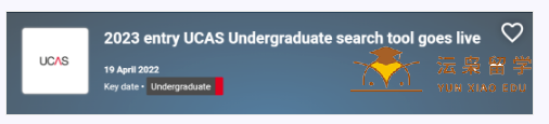 请查收！2023英国大学本科申请时间表！
