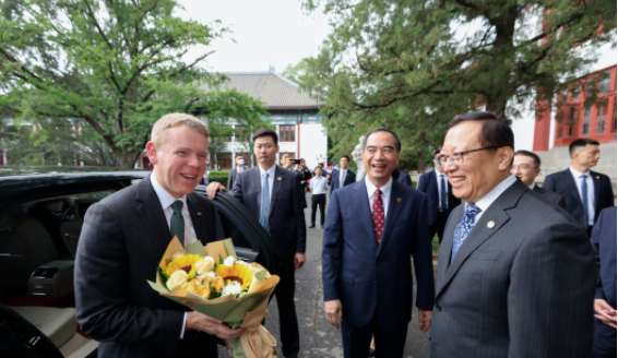 新西兰总理克里斯·希普金斯（Chris Hipkins）北京大学演讲