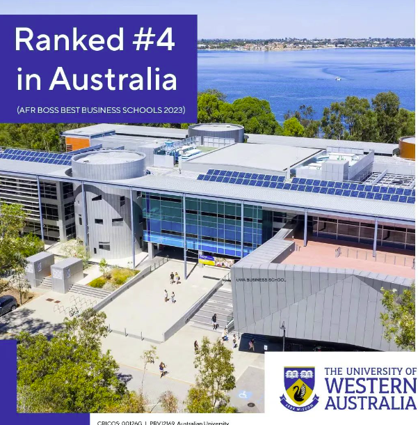 西澳大学商学院荣登2023年《澳大利亚金融评论报》AFR BOSS最佳商学院榜单